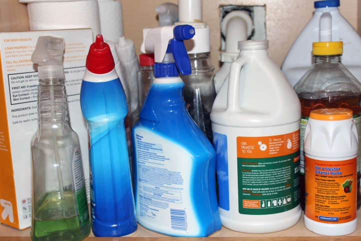 What would we put in the space under our kitchen sink if we didn’t need cleaning chemicals??
